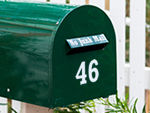 Reflective Mailbox Numbers
