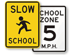 School Zone Signs | School Area Signs