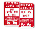 Tow Away Signs   By Title