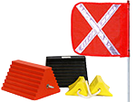 Warning Whips and Wheel Chocks