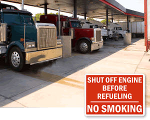 Fuel Tank Signs