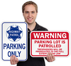 Parking Patrol Signs