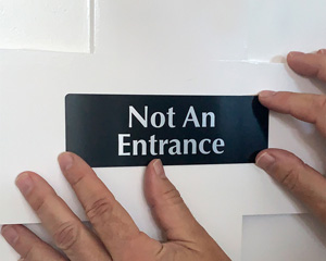 Use Other Door Sign