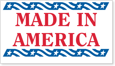 Made in America Labels, SKU: D1667