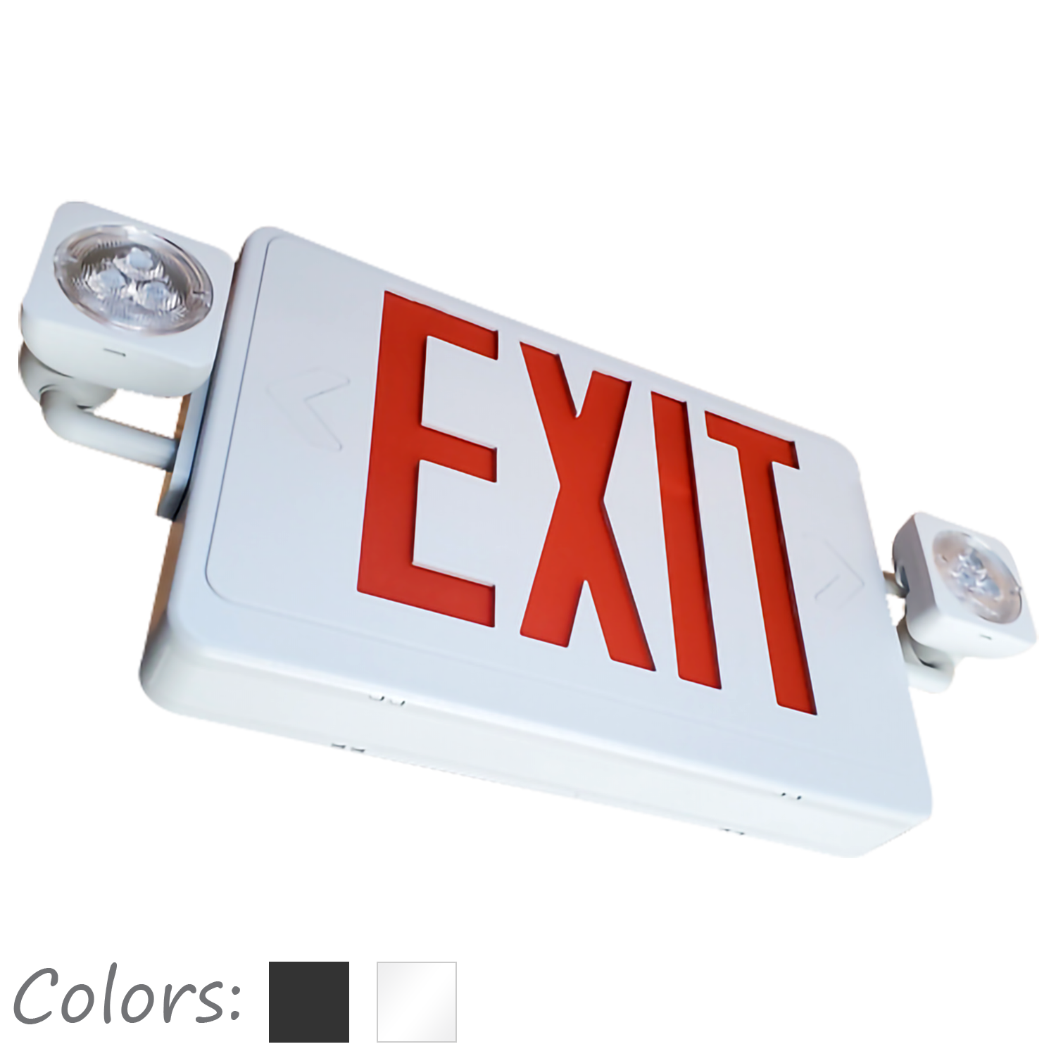 アルミニウム LED EXIT サイン Reduced Profile All LED Exit & Emergency Thermoplastic Combo