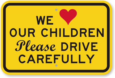 Child Safety Sign