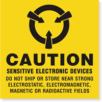 Caution Electrostatic Sensitive Devices Label