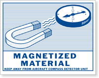 Magnetized Material Label