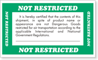 Not Restricted