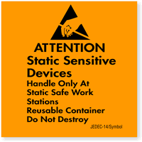 Attention Static Sensitive Devices