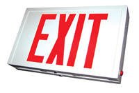 New York-Approved Steel LED Exit Sign