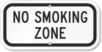 No Smoking Zone Sign