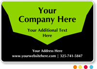 Add Company Name Address Custom Vehicle Magnetic Sign