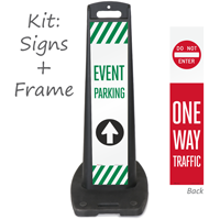 LotBoss "Event Parking 'with Straight Ahead Arrow Portable Kit