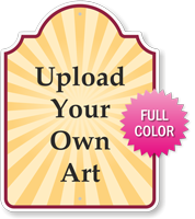 Upload Your Own Art Custom Palladio Sign - 18in. x 24in.