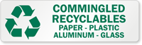 Commingled Recyclables Label