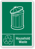 Household Waste Label
