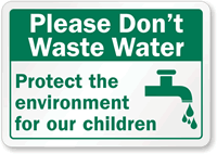 Protect The Environment For Our Children Label
