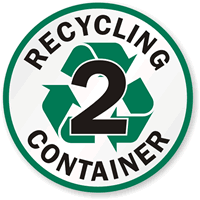 Recycling Container -2 - Recycling Label