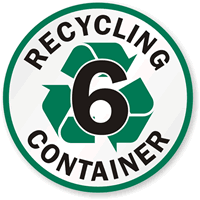Recycling Container -6 - Recycling Label
