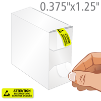 Attention Electrostatic Sensitive Devices Label Dispenser Box