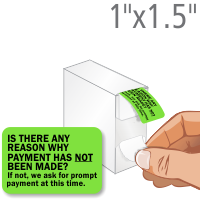 Reason Why Payment Has Not Been Made Label