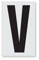 Engineer Grade Vinyl Numbers 2.5" Character Black on white V