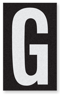 Engineer Grade Vinyl Numbers 2.5" Character White on black G