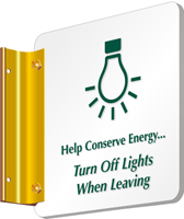 Help Conserve Energy Sign