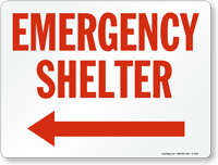 Emergency Shelter (Arrow Left)