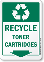 Recycle Toner Cartridges Label