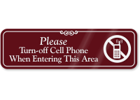 Please Turn-Off Cell Phone Sign