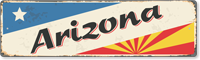 Vintage Arizona Sign