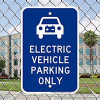Electrical Vehicle Parking Only Sign