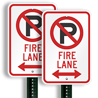 Fire Lane Parking Sign