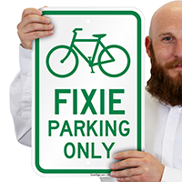 Humorous Bike Sign