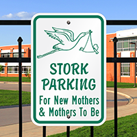 Stork Parking Mothers Sign