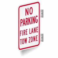 No Parking Fire Lane Tow Zone Sign