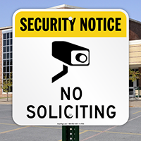No Soliciting Sign (with Graphic)