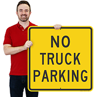 NO TRUCK PARKING Sign