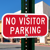 No Visitor Parking, Supplemental Parking Sign