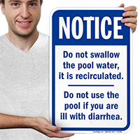 Swimming Pool Rules Sign