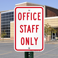 OFFICE STAFF ONLY Sign
