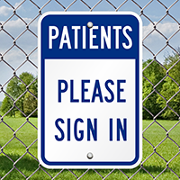 Patients Please Sign In Sign