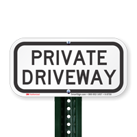 PRIVATE DRIVEWAY Sign