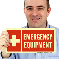 Emergency Equipment Sign