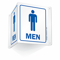 Projecting Men Sign
