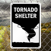 Tornado Shelter - Tornado Shelter Sign