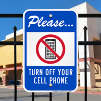 Please Turn Off Your Cell Phone Sign