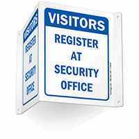 Visitors Register At Security Office